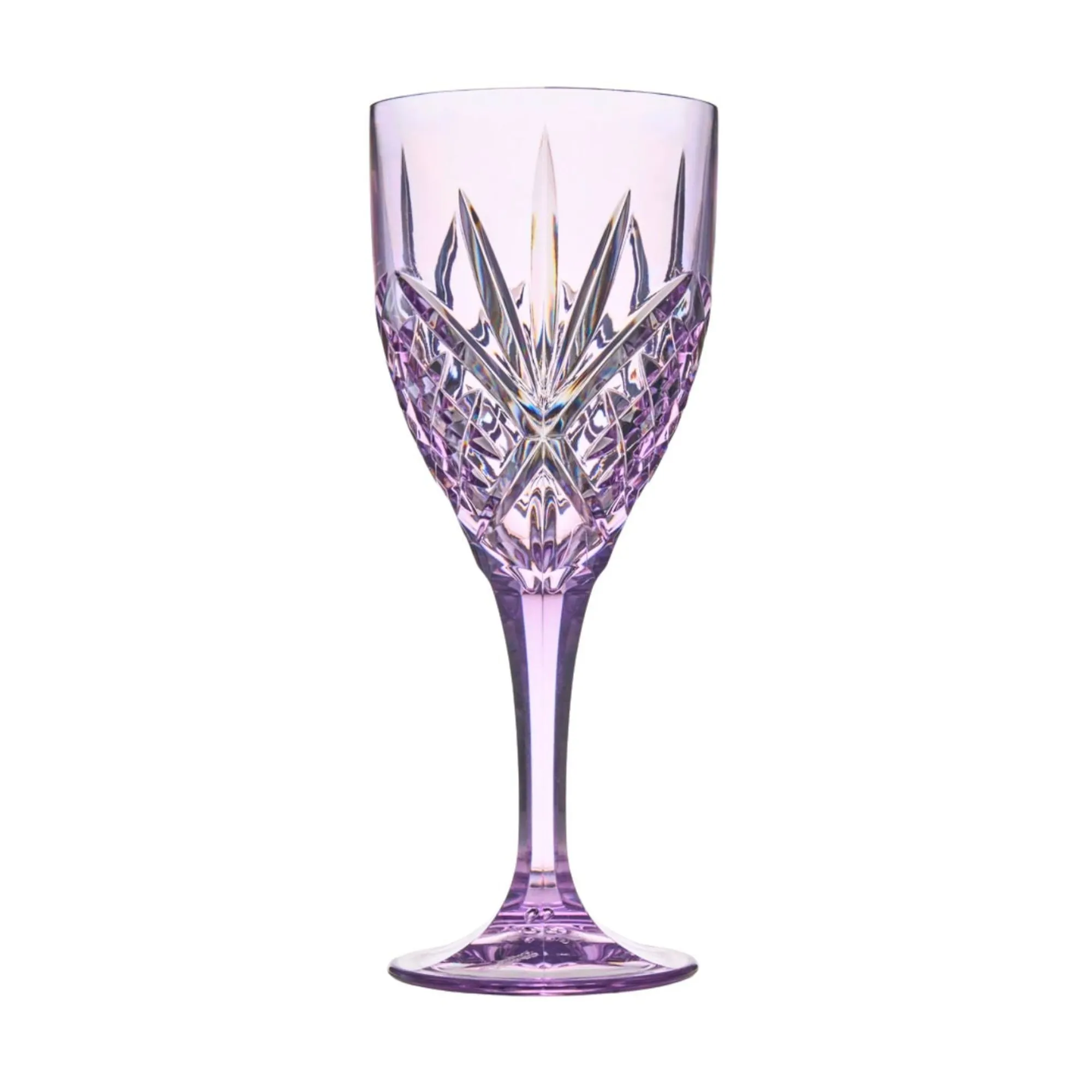 Godinger Dublin Acrylic Lavender Goblet