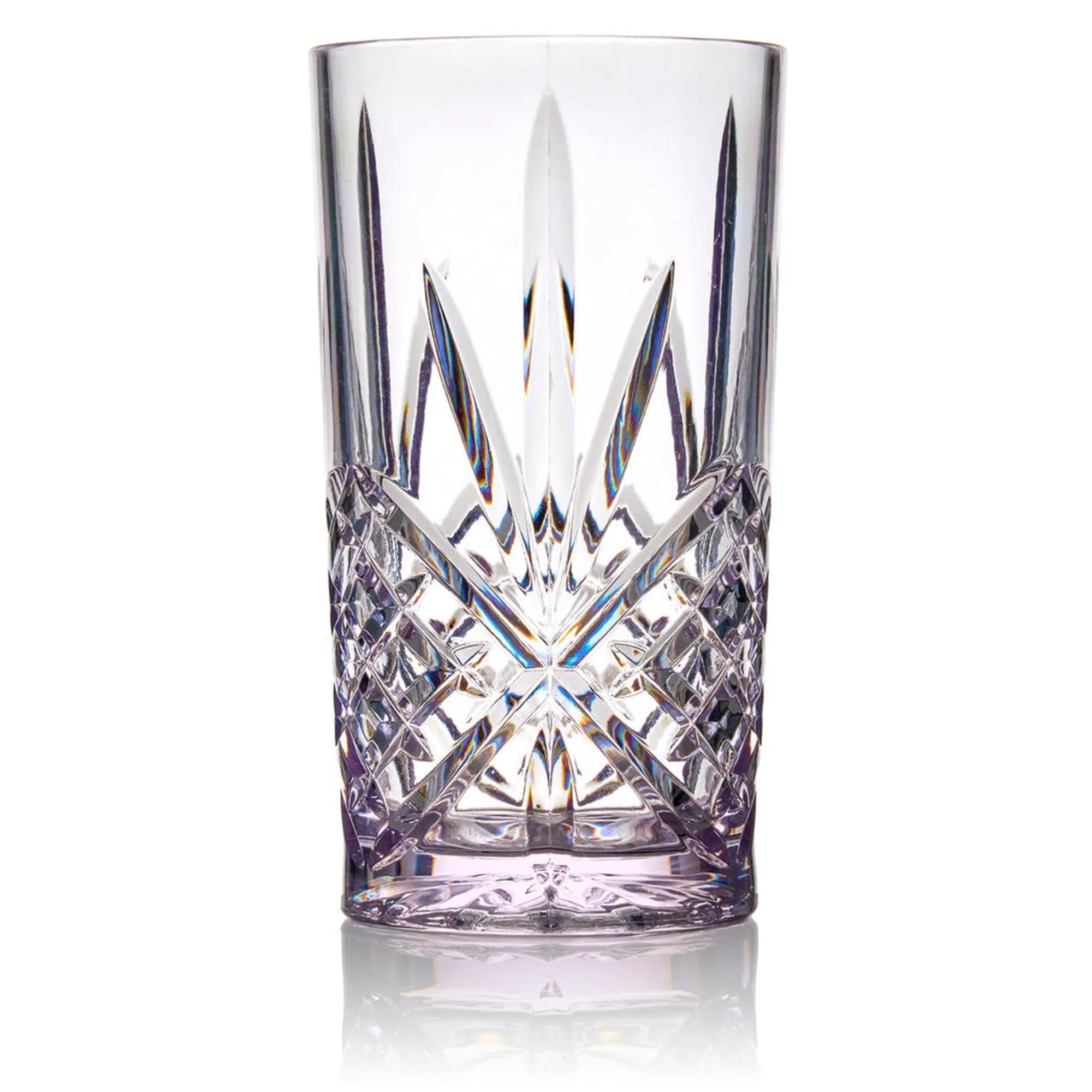 Clearance Godinger Dublin Acrylic Lavender Highball