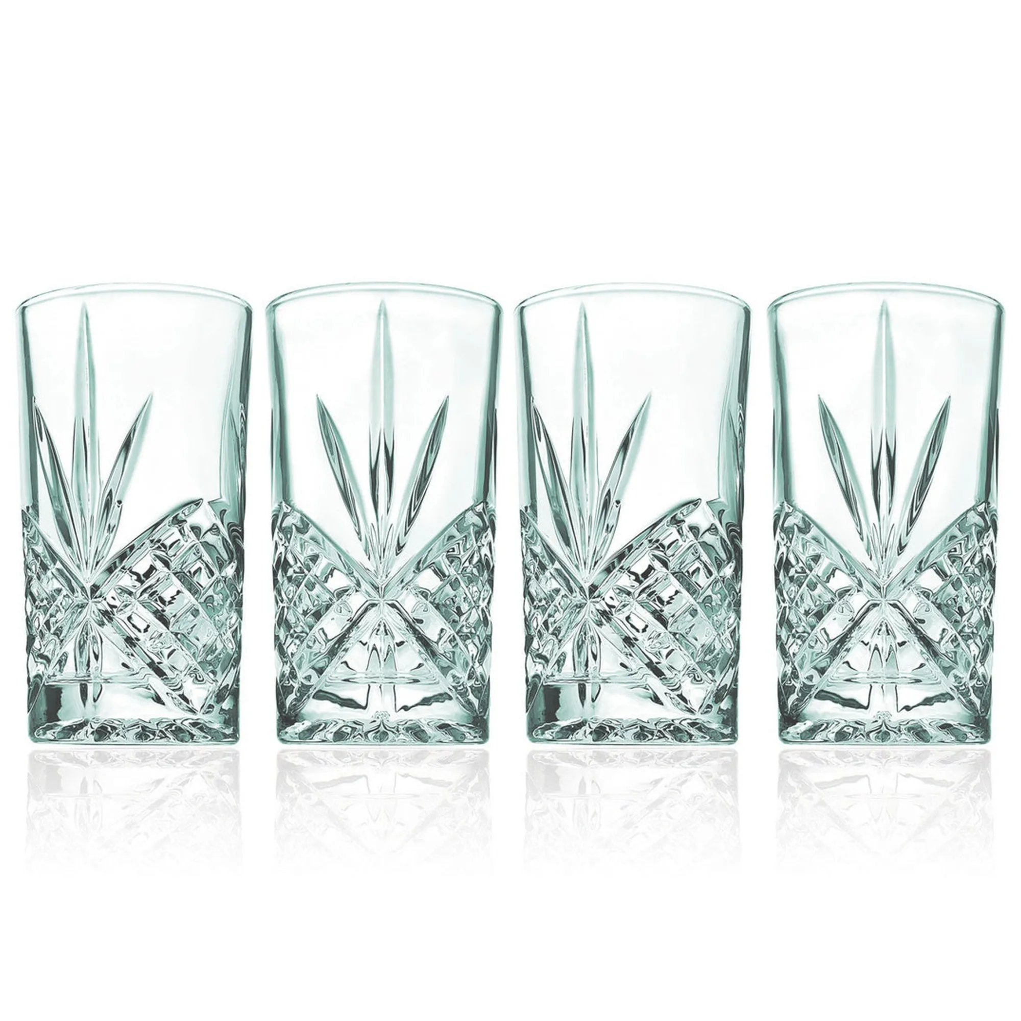 Godinger Dublin Acrylic Seafoam Highball, Set of 4