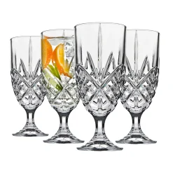 New Godinger Dublin Acrylic Water Goblet, Set of 4