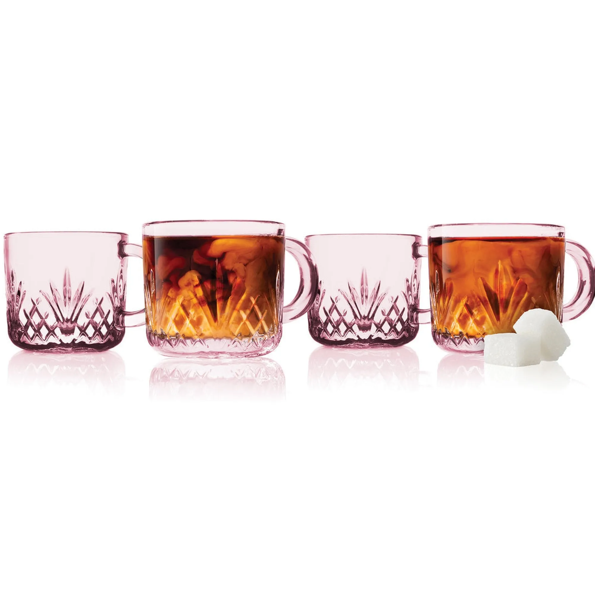 Hot Godinger Dublin Blush Espresso Mug, Set of 4