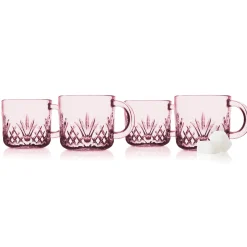 Hot Godinger Dublin Blush Espresso Mug, Set of 4