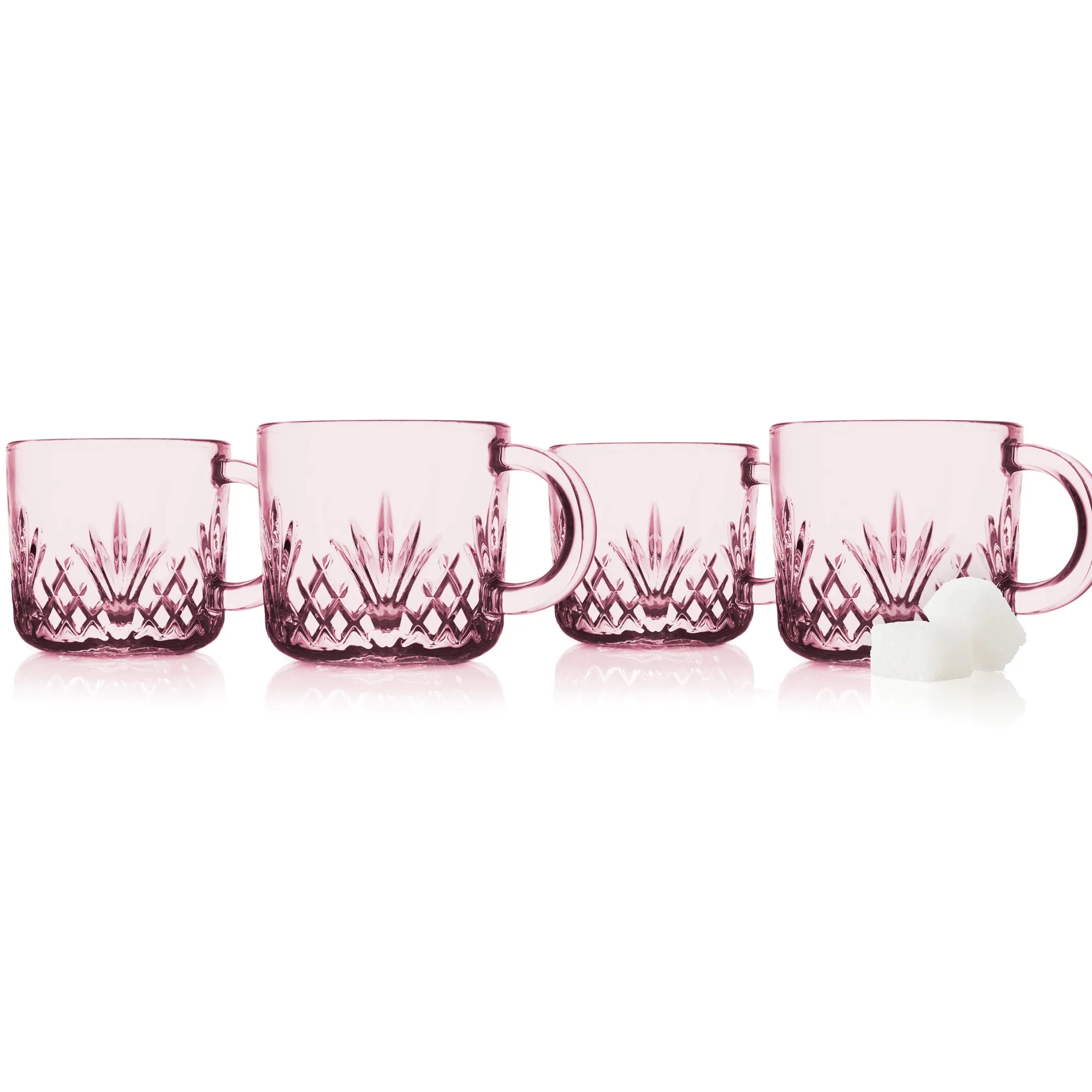 Hot Godinger Dublin Blush Espresso Mug, Set of 4