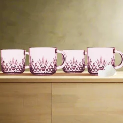 Hot Godinger Dublin Blush Espresso Mug, Set of 4