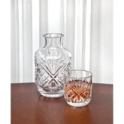 Outlet Godinger Dublin Crystal Bedside Carafe