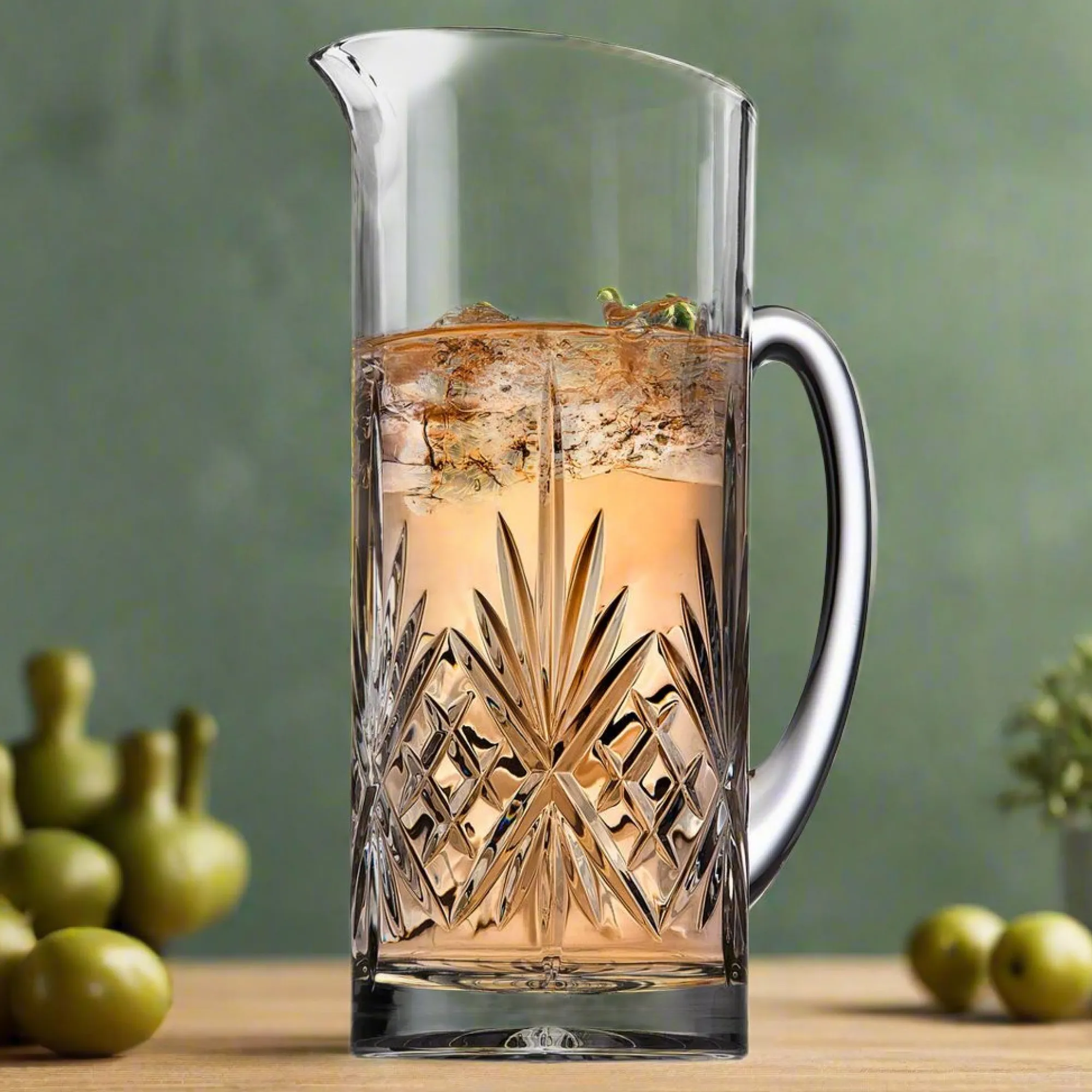 Outlet Godinger Dublin Crystal Beverage Pitcher