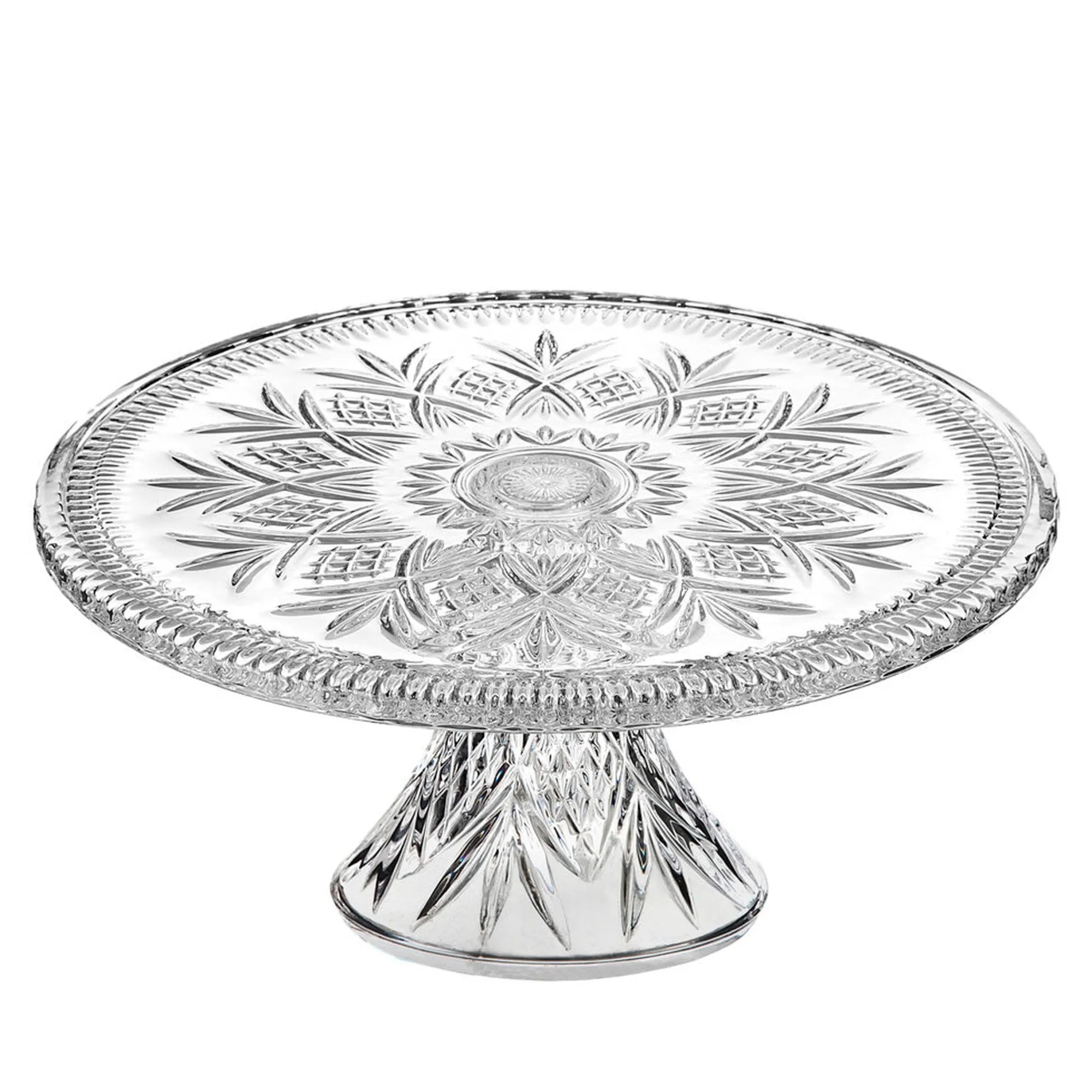 Outlet Godinger Dublin Crystal Cake Stand
