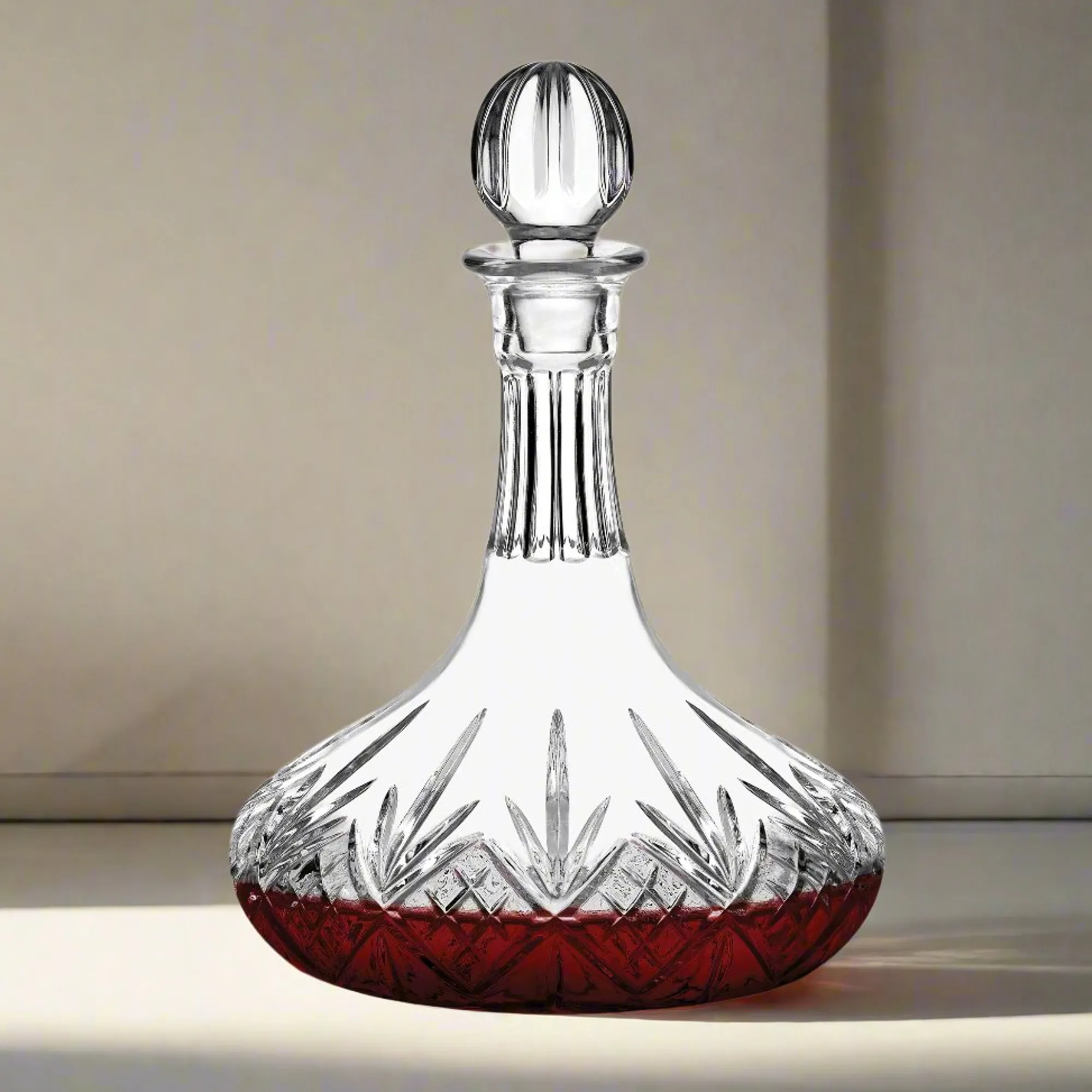 Clearance Godinger Dublin Crystal Captains Decanter