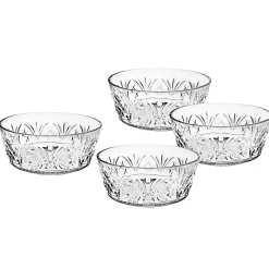 Clearance Godinger Dublin Crystal Cereal Bowls, Set of 4