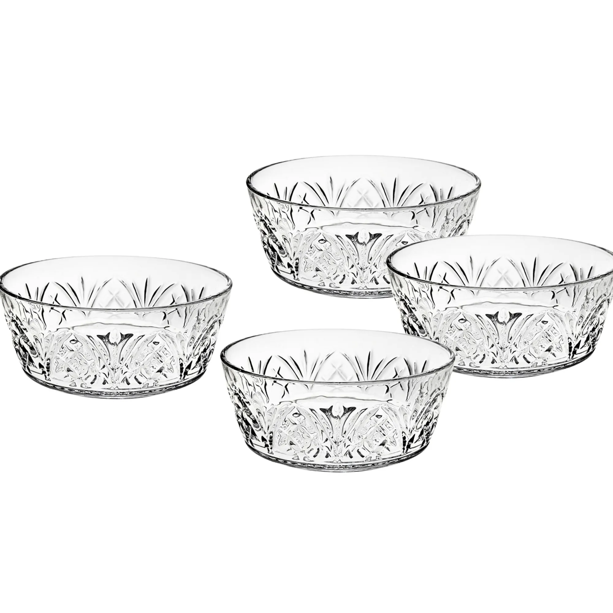 Clearance Godinger Dublin Crystal Cereal Bowls, Set of 4