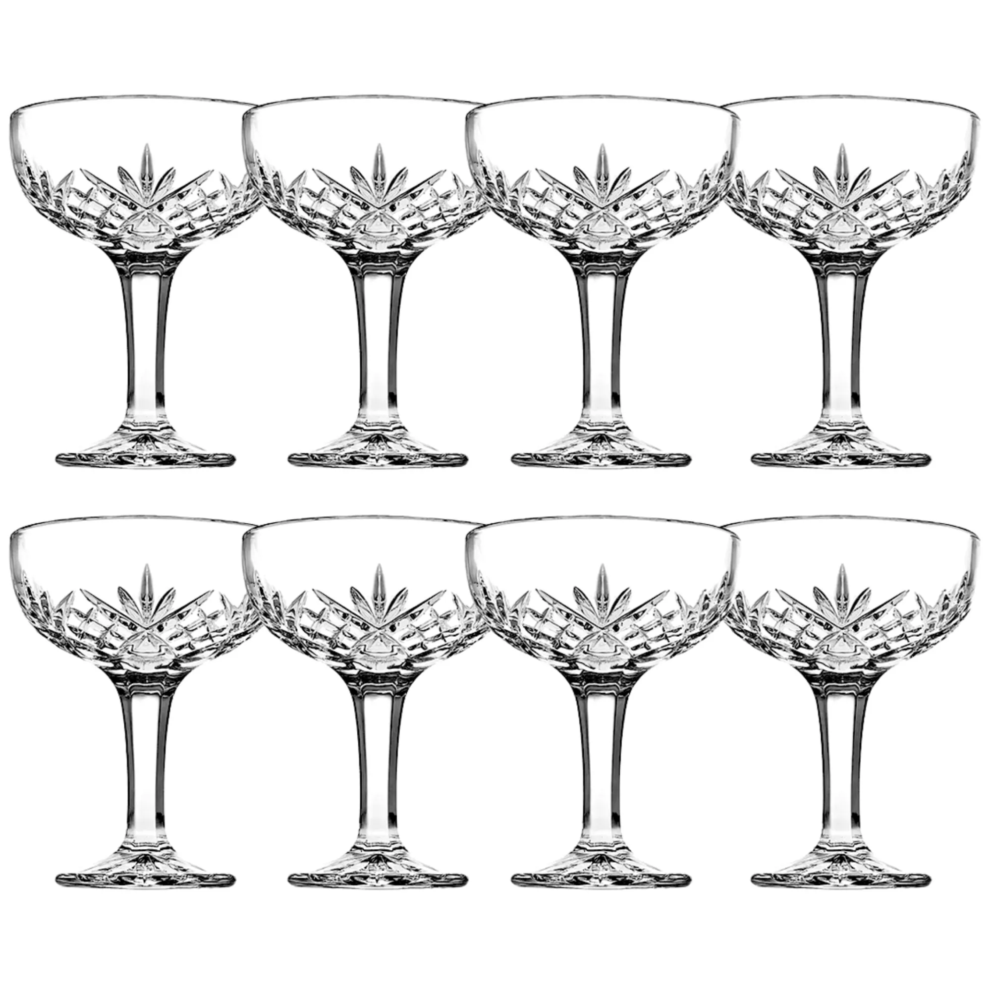 Hot Godinger Dublin Crystal Champagne Coupe, Set of 8