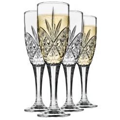 Online Godinger Dublin Crystal Flutes, Set of 4