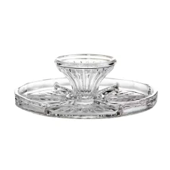 Hot Godinger Dublin Crystal Footed Cake Dome