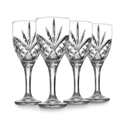 Hot Godinger Dublin Crystal Goblet, Set of 4