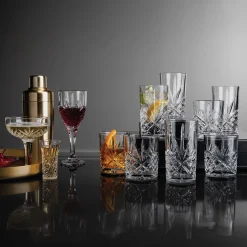 Hot Godinger Dublin Crystal Goblet, Set of 4