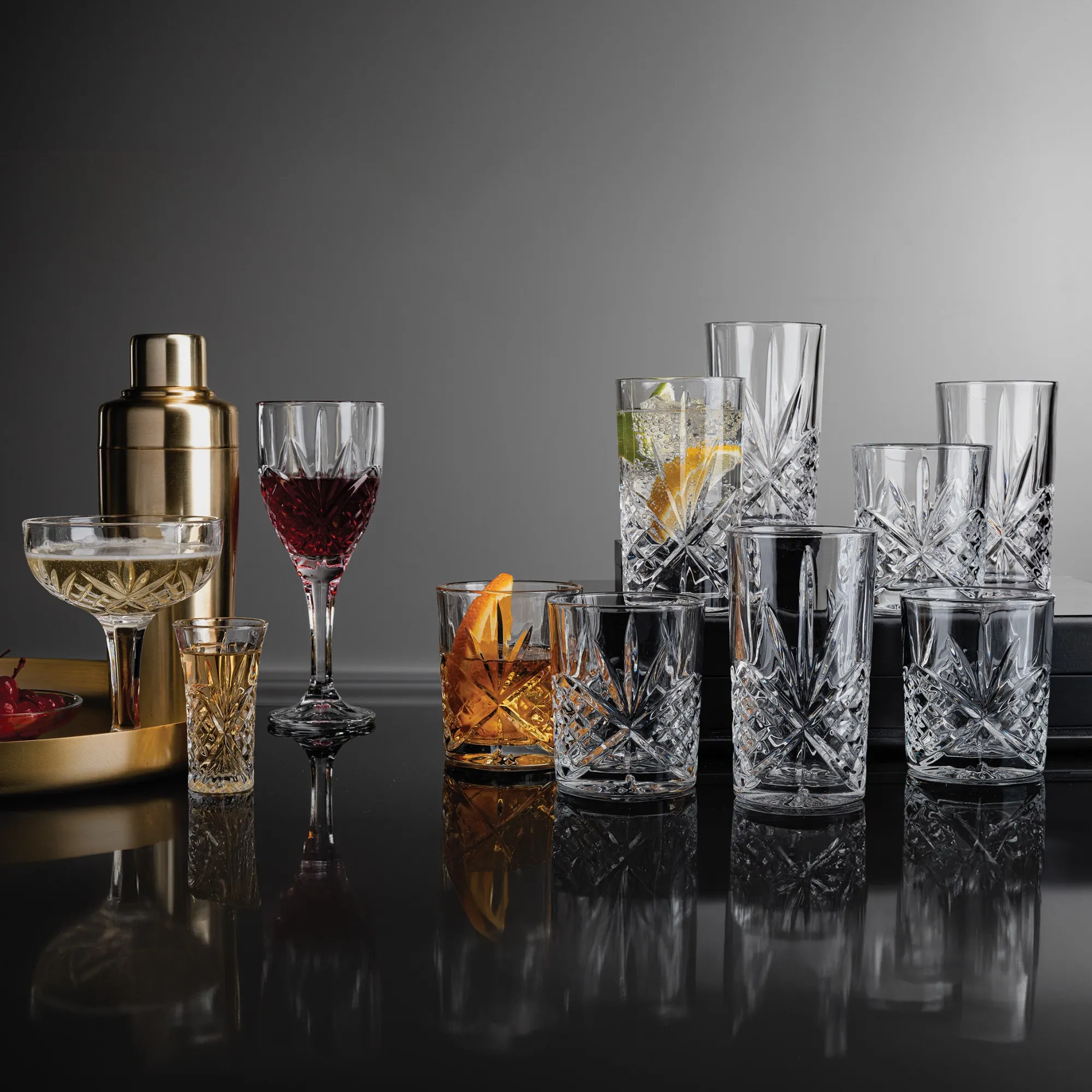 Clearance Godinger Dublin Crystal Highball, Set of 4
