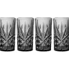 Outlet Godinger Dublin Crystal Midnight Highball, Set of 4