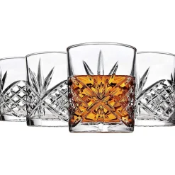 Online Godinger Dublin Crystal 5 Piece Decanter Whiskey Set