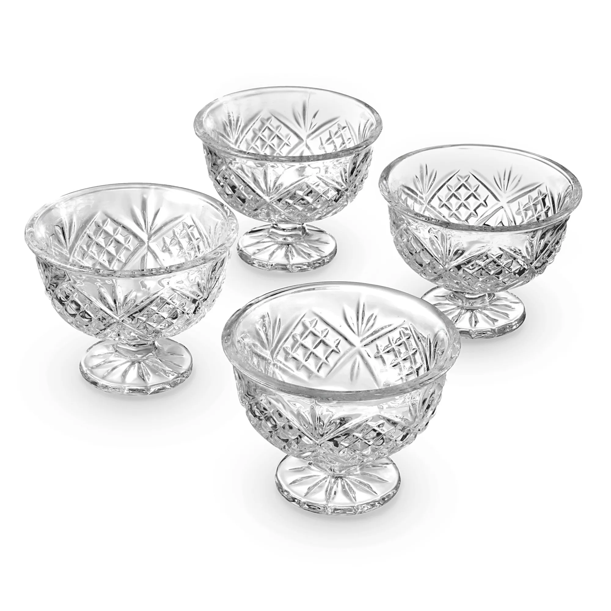 Outlet Godinger Dublin Crystal 5 Piece Dessert Set