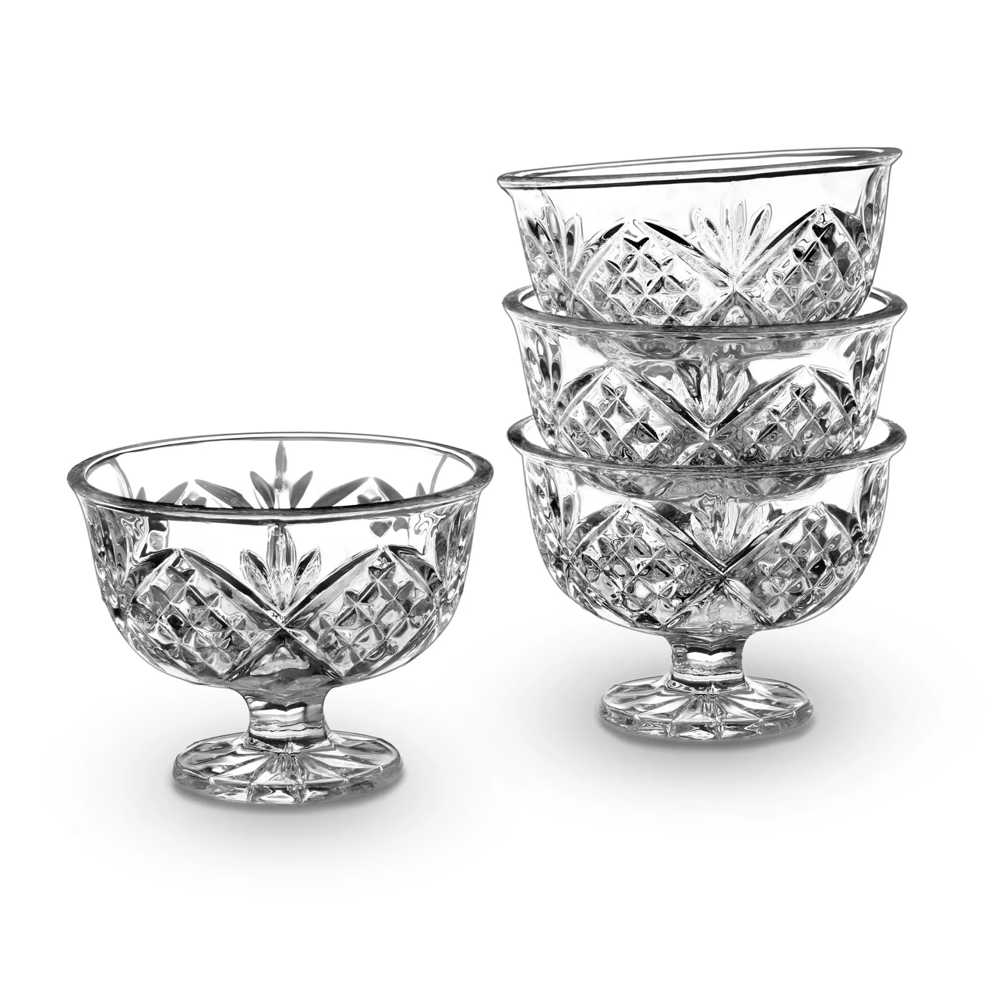 Outlet Godinger Dublin Crystal 5 Piece Dessert Set