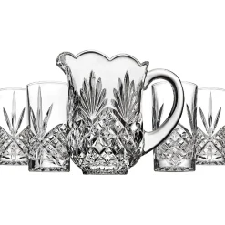 Sale Godinger Dublin Crystal 5 Piece Pitcher & Highball Set