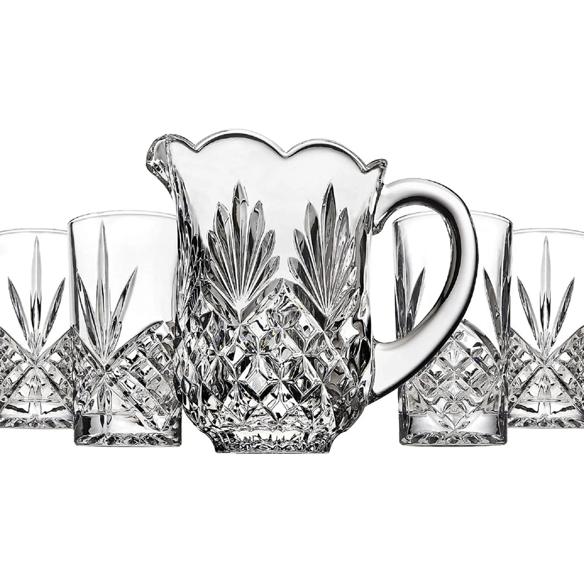 Sale Godinger Dublin Crystal 5 Piece Pitcher & Highball Set