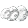 Godinger Dublin Crystal 3 Piece Serving Bowl Set