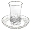 Hot Godinger Dublin Crystal Platinum Rim Kiddush Set