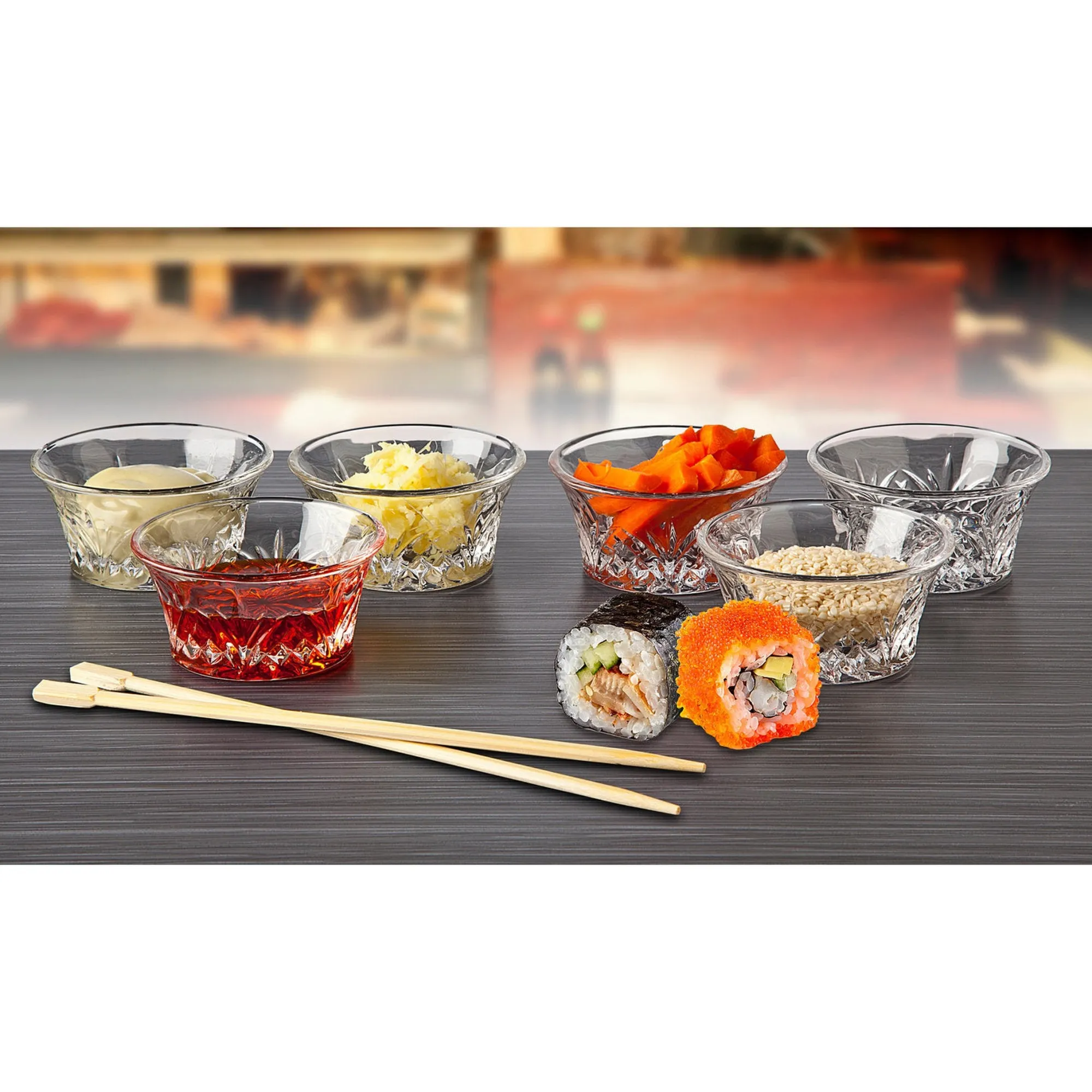 Sale Godinger Dublin Crystal Prep Bowl, Set of 6