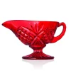 Sale Godinger Dublin Crystal Red Gravy Boat