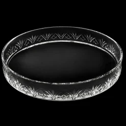 Outlet Godinger Dublin Crystal Round Serving Tray