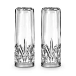 Clearance Godinger Dublin Crystal Salt & Pepper Shaker Set