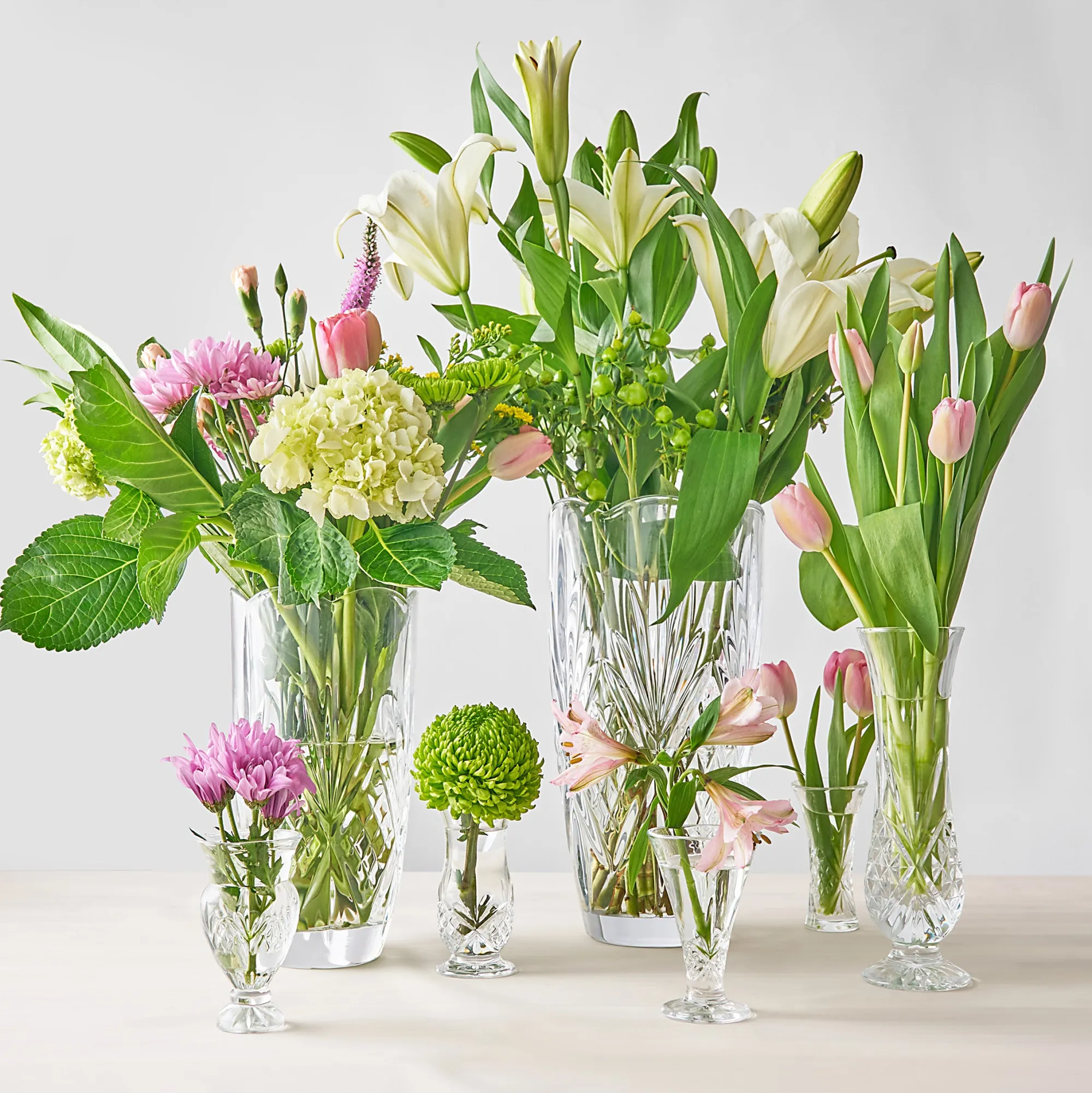 Outlet Godinger Dublin Crystal Scalloped Vase