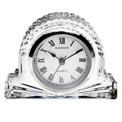 Outlet Godinger Dublin Crystal Small Mantle Clock