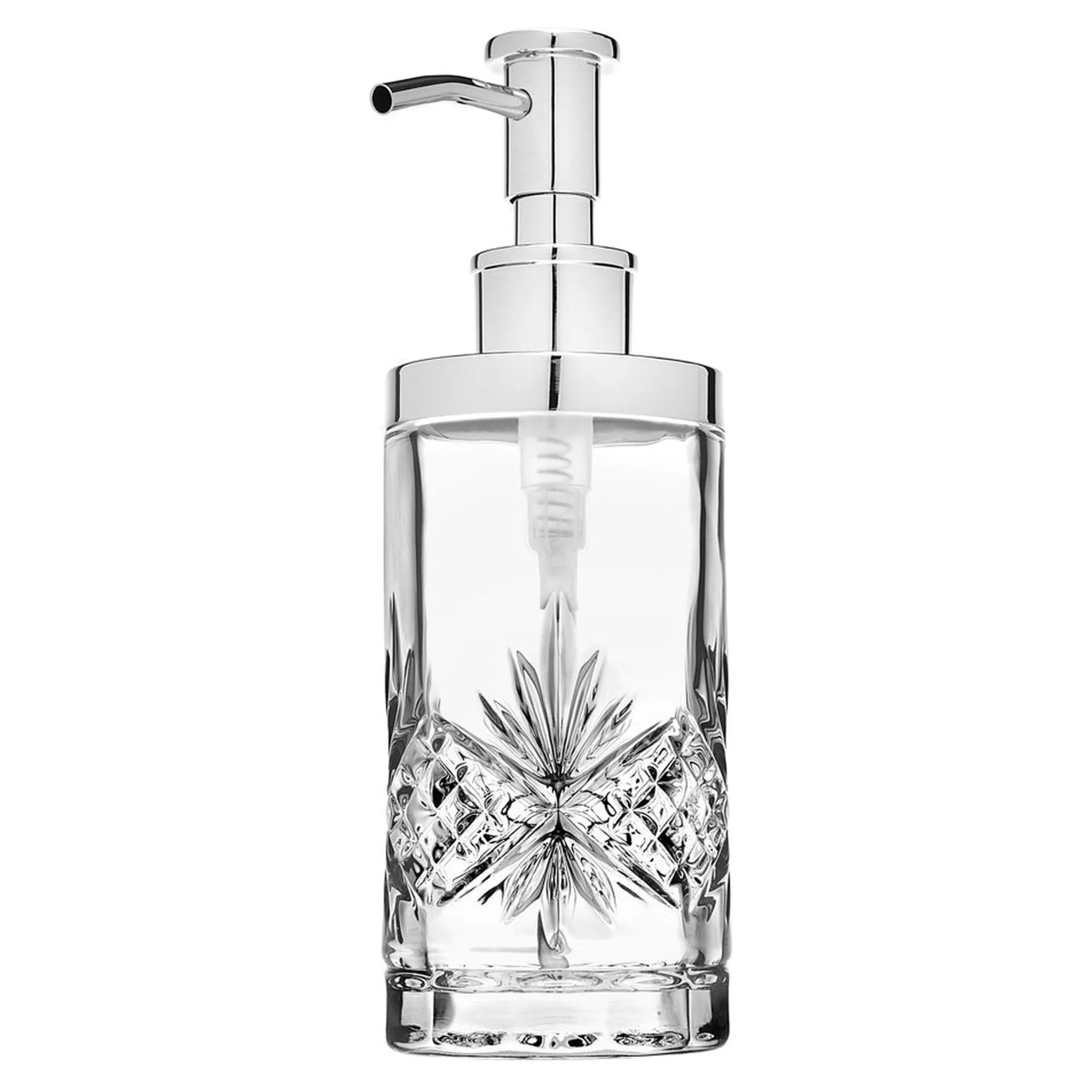 New Godinger Dublin Crystal Soap Dispenser