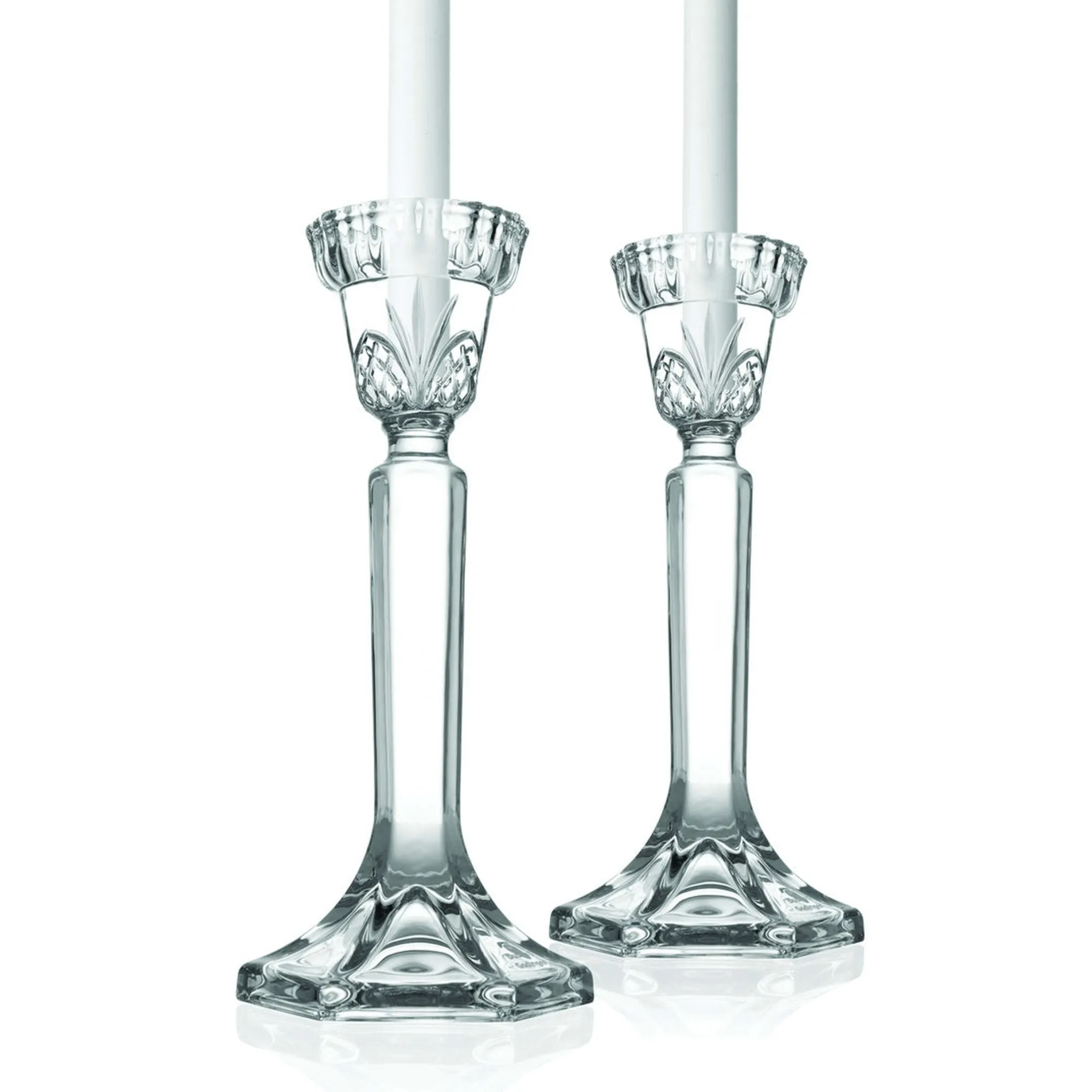 Outlet Godinger Dublin Crystal Tapered Candlestick Set