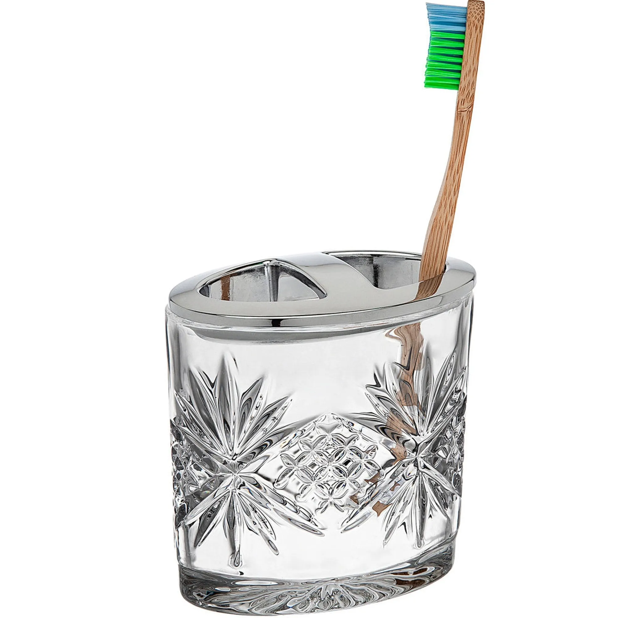 Hot Godinger Dublin Crystal Tooth Brush Holder