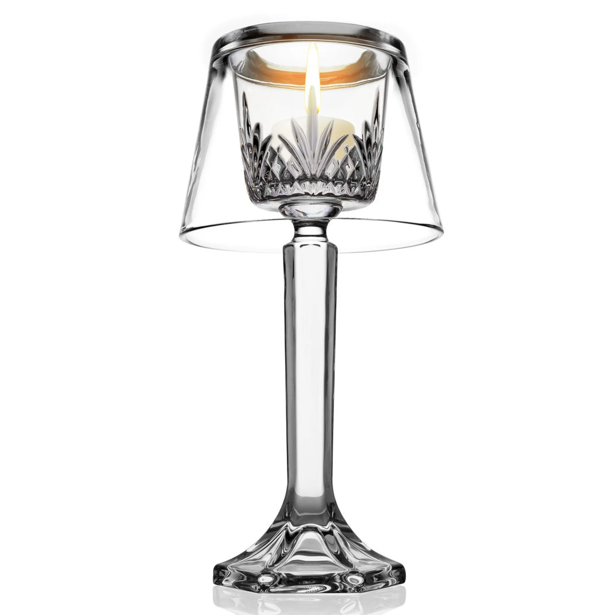 Hot Godinger Dublin Crystal Votive Holder Lamp