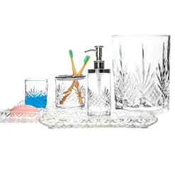 Online Godinger Dublin Crystal Wastebasket