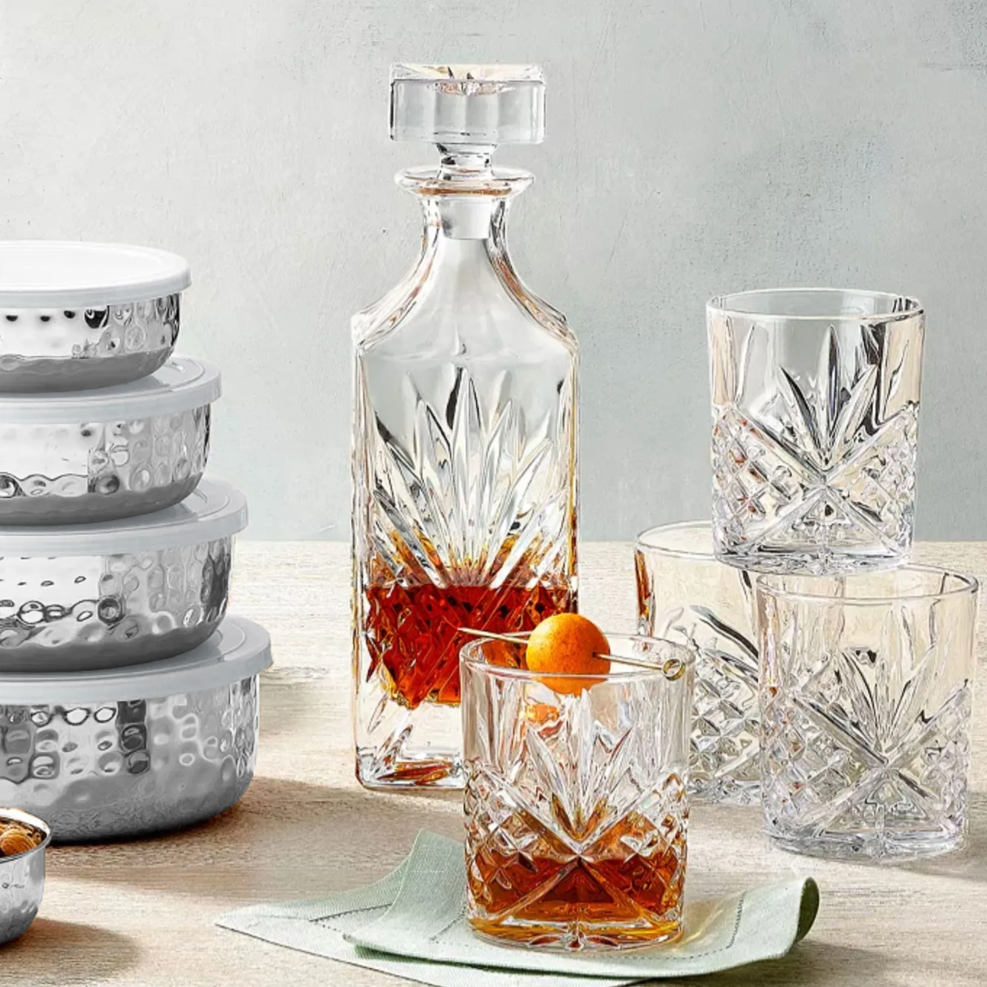 Outlet Godinger Dublin Crystal Whiskey Decanter