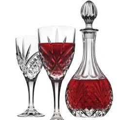 Discount Godinger Dublin Crystal Wine Decanter 5 Piece Set