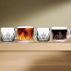 Sale Godinger Dublin Espresso Mug, Set of 4