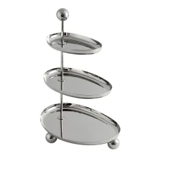 Discount Godinger Ellipse 3 Tiered Serving Stand