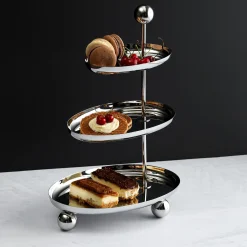 Discount Godinger Ellipse 3 Tiered Serving Stand