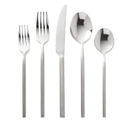 Hot Godinger Esagono Matte 18/10 Stainless Steel 20 Piece Flatware Set, Service For 4