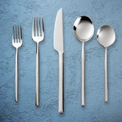 Sale Godinger Esagono Mirrored 18/10 Stainless Steel 20 Piece Flatware Set, Service For 4
