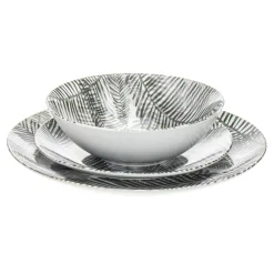 Best Godinger Felice Porcelain 12 Piece Dinnerware Set, Service For 4