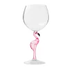 Godinger Flamingo Acrylic Wine Glass