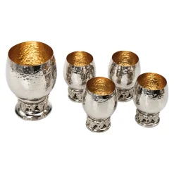 Hot Godinger Grape Hammered Kiddush Cup