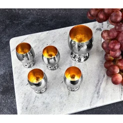 Hot Godinger Grape Hammered Kiddush Cup